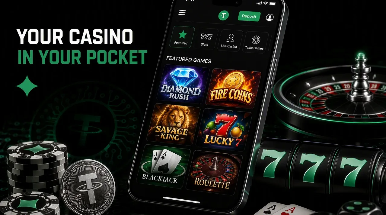 tether casinos Mobile App — Play USDT Casino Games On the Go
